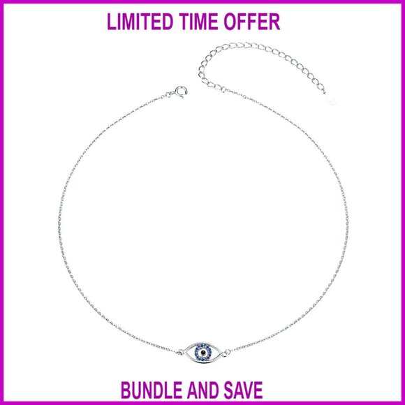 S925 Sterling Silver Choker Necklace Dainty Women's Jewelry Lobster Clasp